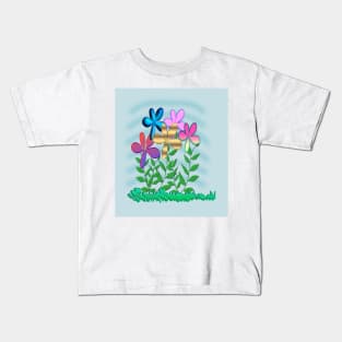 Bossy Flowers Kids T-Shirt